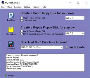 My BootDisk main screen