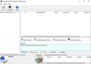 Active@ Disk Monitor main screen