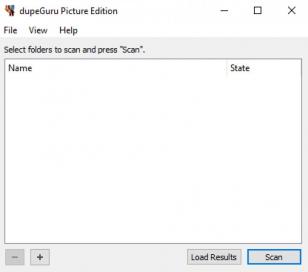 dupeGuru Picture main screen