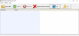 FMS Empty Folder Remover main screen