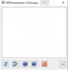 HDD Temperature main screen