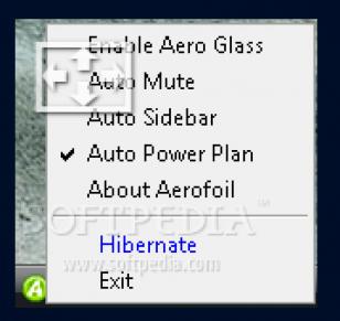 Aerofoil main screen