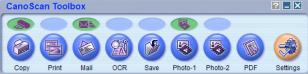 CanoScan Toolbox main screen