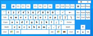 Comfort On-Screen Keyboard Pro main screen