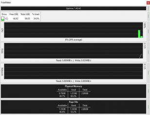 FreeMeter main screen