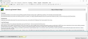 GamutLogViewerÂ© Basic main screen