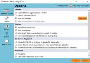 Tavultesoft Keyman Desktop main screen