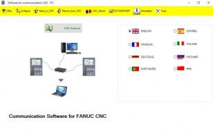 Communication Software for FANUC main screen