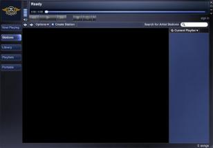 Slacker Software Player main screen