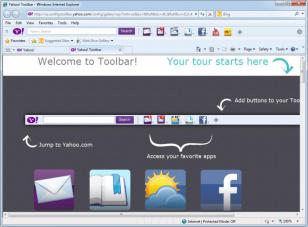 Yahoo! Toolbar main screen