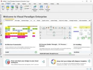 Visual Paradigm Standard main screen