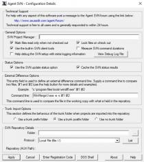 Agent SVN main screen