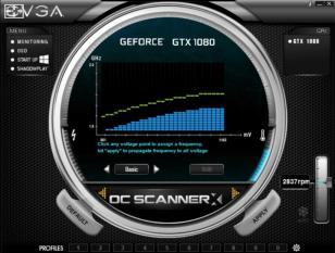 EVGA Precision XOC main screen