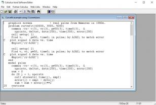 Fortran Calculus Front-end main screen