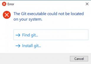 Git Extensions main screen
