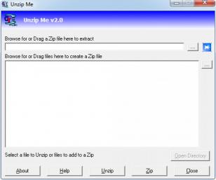 UnZip Me main screen