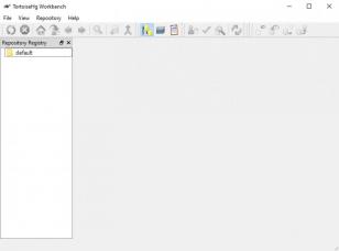 TortoiseHg main screen