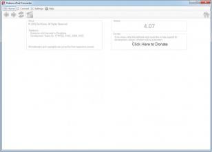 Videora iPod Converter main screen