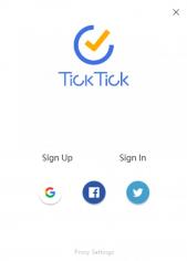 TickTick main screen