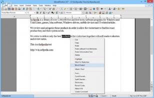 Corel WordPerfectOffice main screen
