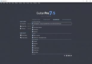 Guitar Pro 7 main screen