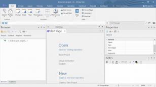 Enterprise Architect Professional main screen