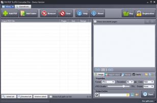 FM PDF To JPG Converter Pro main screen