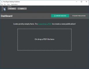 FlowPaper Desktop Publisher main screen