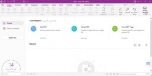 Foxit PDF Editor main screen