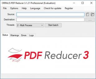 ORPALIS PDF Reducer Pro main screen