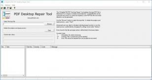 PDF Analysis & Repair main screen