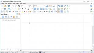 Atlantis Word Processor Lite main screen