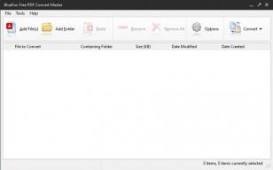 BlueFox Free PDF Convert Master main screen