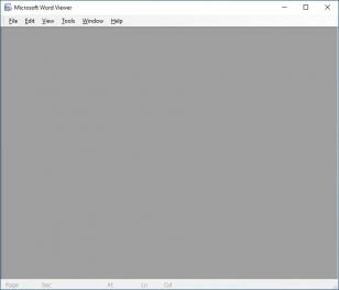 Microsoft Office Word Viewer main screen