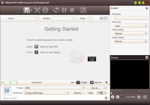 4Media DVD to MP4 Converter SE main screen