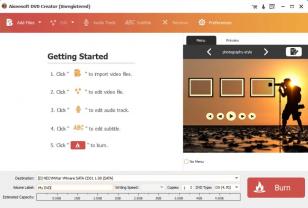 Aiseesoft DVD Creator main screen