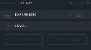 DVD-Cloner Platinum main screen