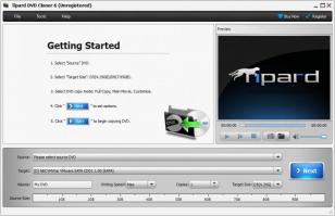 Tipard DVD Cloner main screen