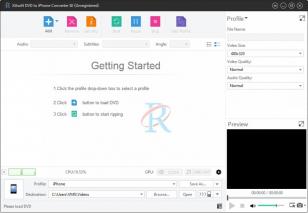 Xilisoft DVD to iPhone Converter SE main screen