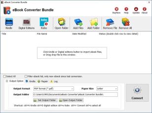 eBook Converter Bundle main screen