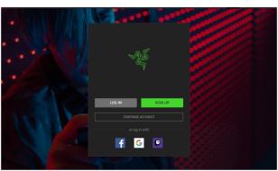 Razer Cortex main screen