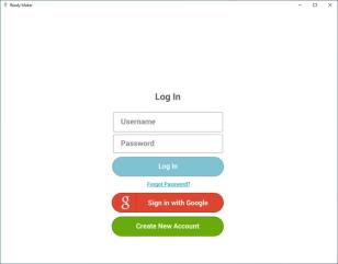 Ready Maker main screen