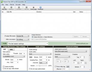 Pazera Free 3GP to AVI Converter main screen