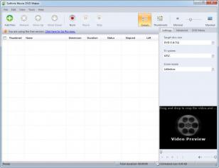 Sothink Movie DVD Maker main screen