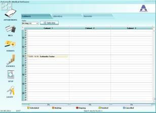 Antamedia Medical Software main screen