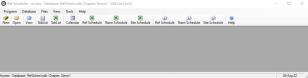 Ref Scheduler main screen