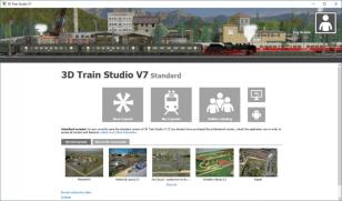 3D Train Studio main screen