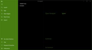 aText main screen