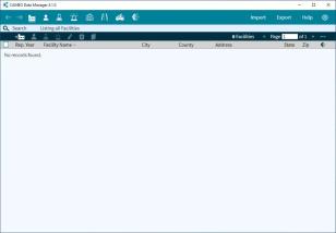 CAMEO Data Manager main screen