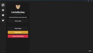 CacheMonkey main screen